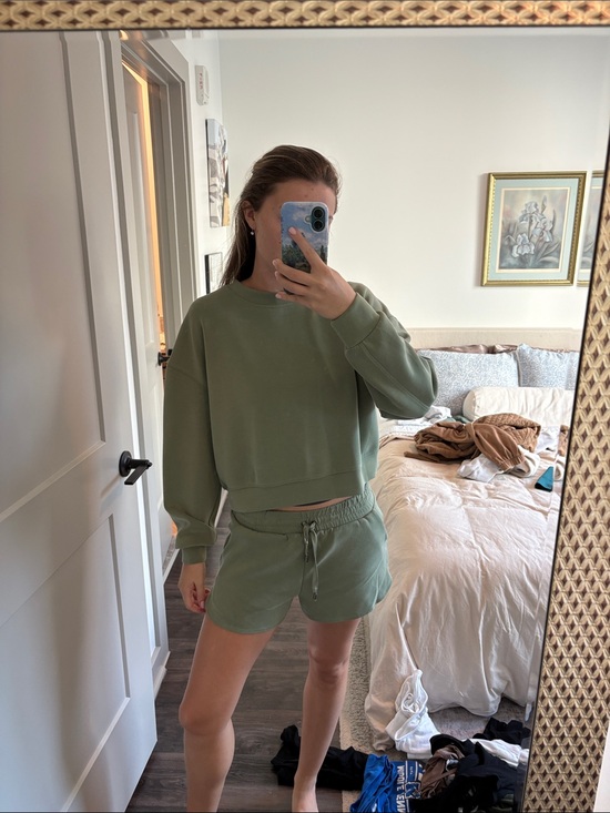 Altar'd State Pants - Altar'd State Olive Green Athletic Matching Set